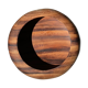 Bowl or monoxyl teak cut d:25.5