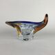 Bohemian art glass bowl, 1960's