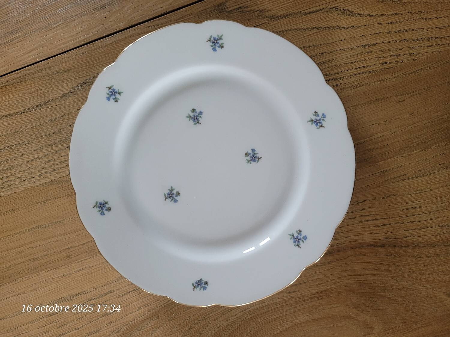 8 antique dinner plates