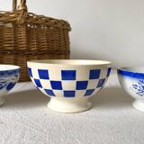 Old Badonviller checkerboard bowl