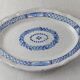 Old ceramic dish, Forges les Eaux / black bottom, late 19th century