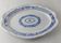 Old ceramic dish, Forges les Eaux / black bottom, late 19th century
