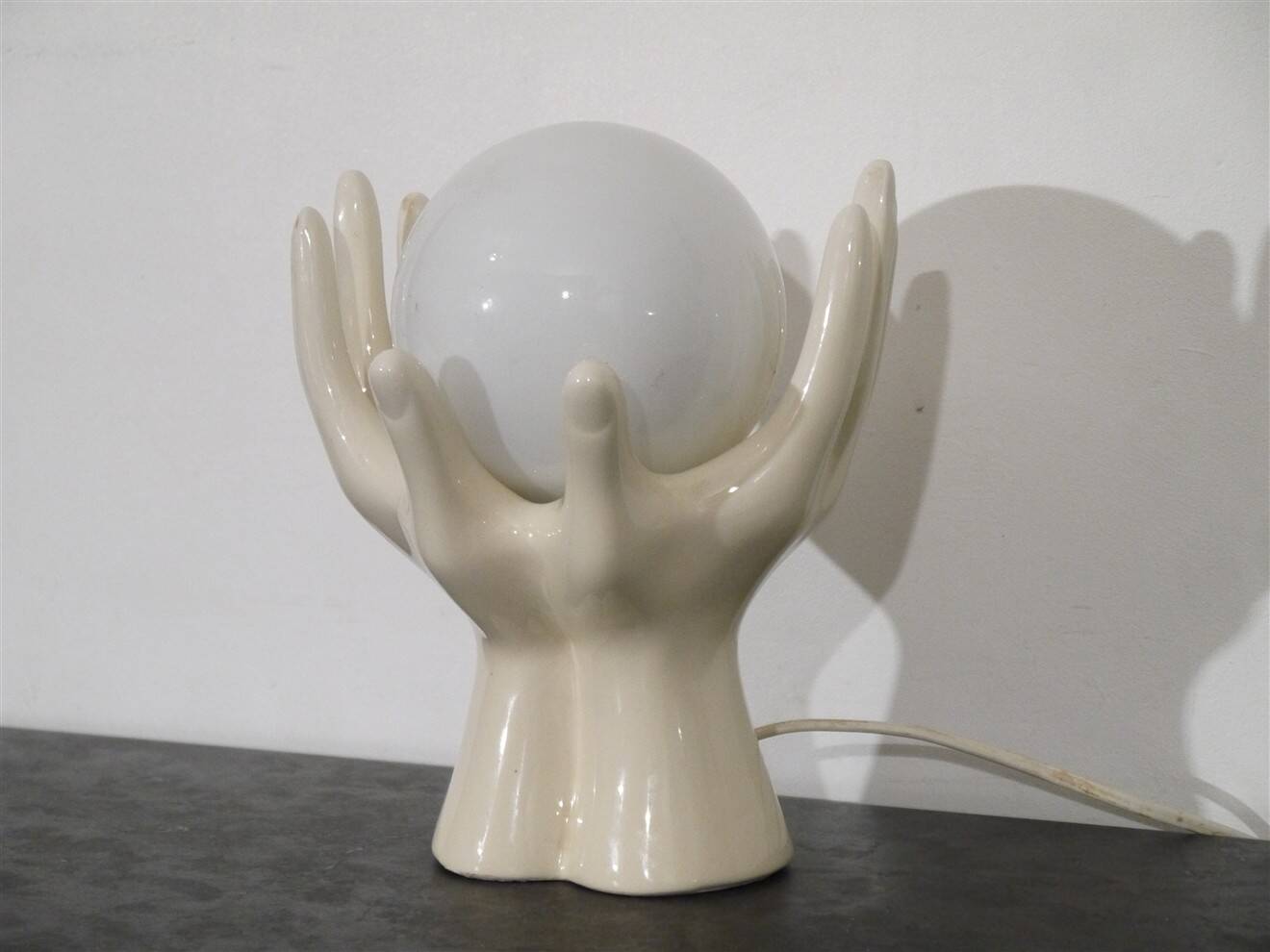 "Main" lamp in ceramic from the 1970s.