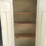 Parisian yellow wooden wardrobe