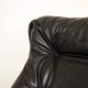 Orchidée leather armchair by Michel Cadestin for Airborne, France 1970's