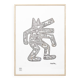 Keith Haring, Screen print, 1990s.