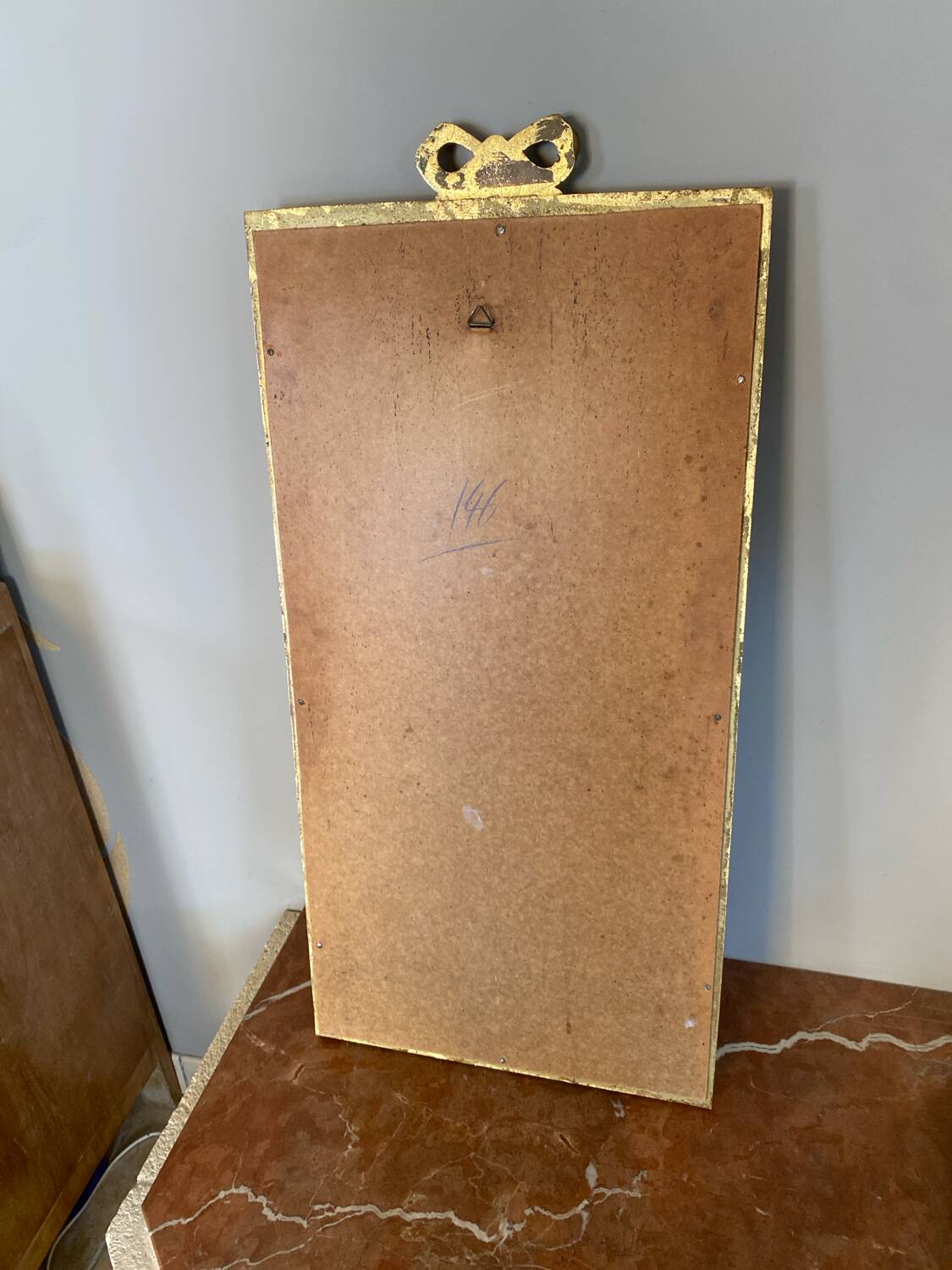 Large Louis XVI style cheval mirror