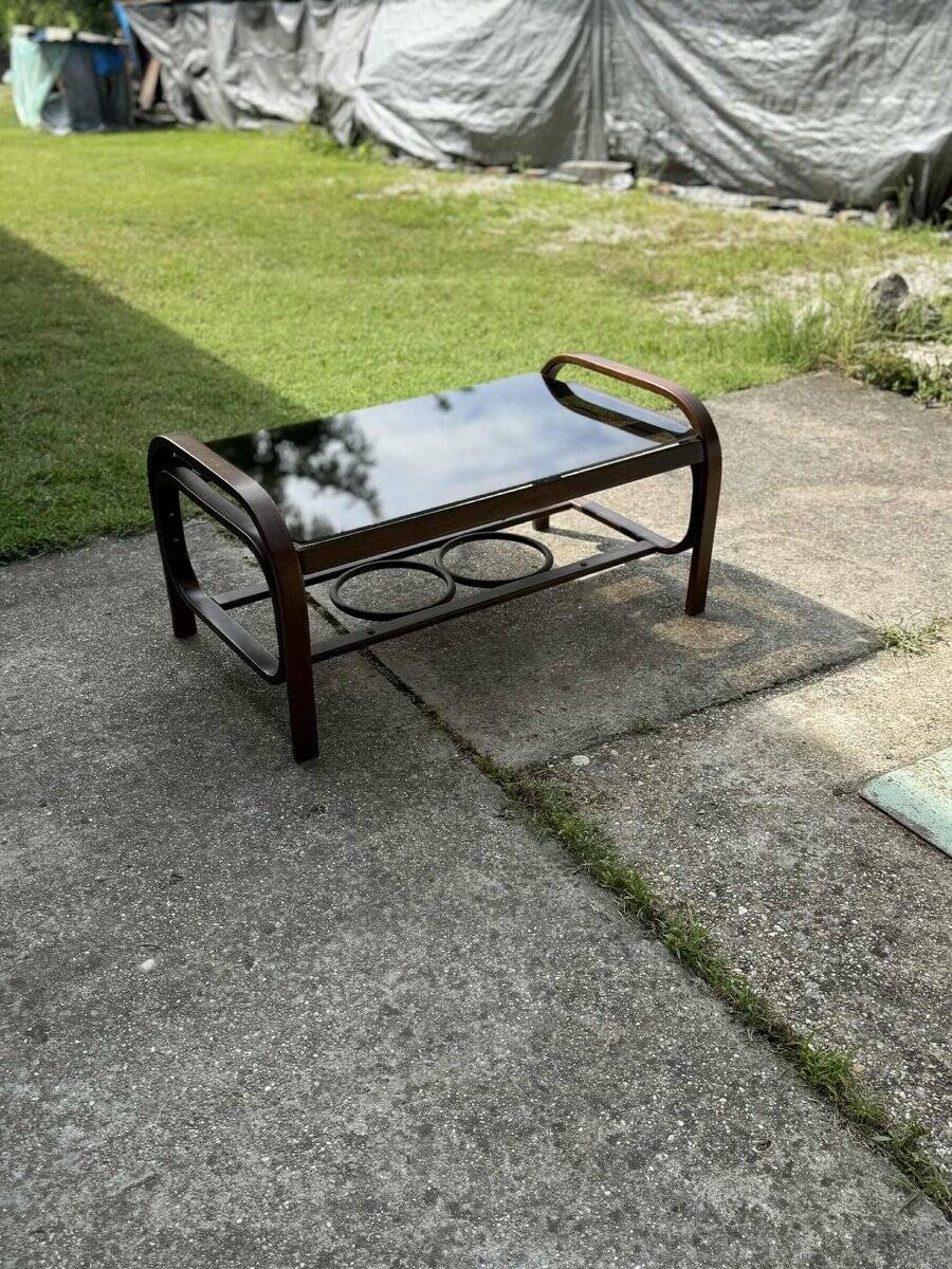 Table basse hongroise vintage de Hajdú, 1960