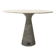 Table d’appoint haute avec pied en marbre et plateau en travertin