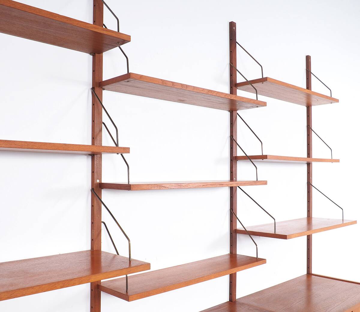 PS System Danish design teak wall system, 1960s