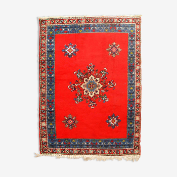 Moroccan vintage carpet Berber handmade 170cm x 240cm