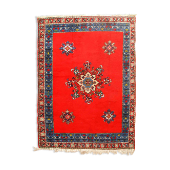 Moroccan vintage carpet Berber handmade 170cm x 240cm