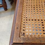 Set of 3 antique canned chairs