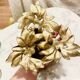 Floral Brass Candle Holder