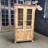 Old patinated mesh cupboard