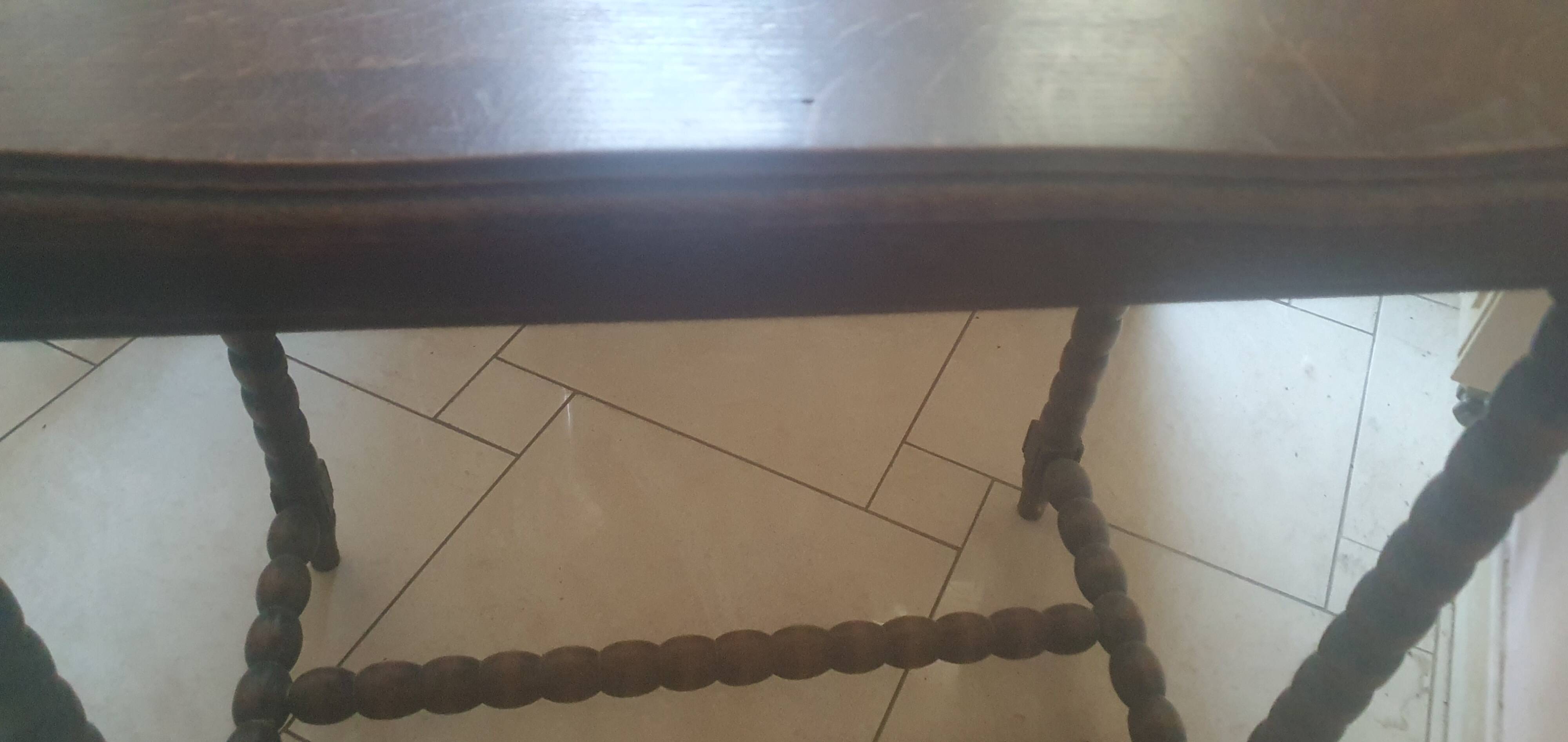 Vintage 19th-century wooden table or desk.