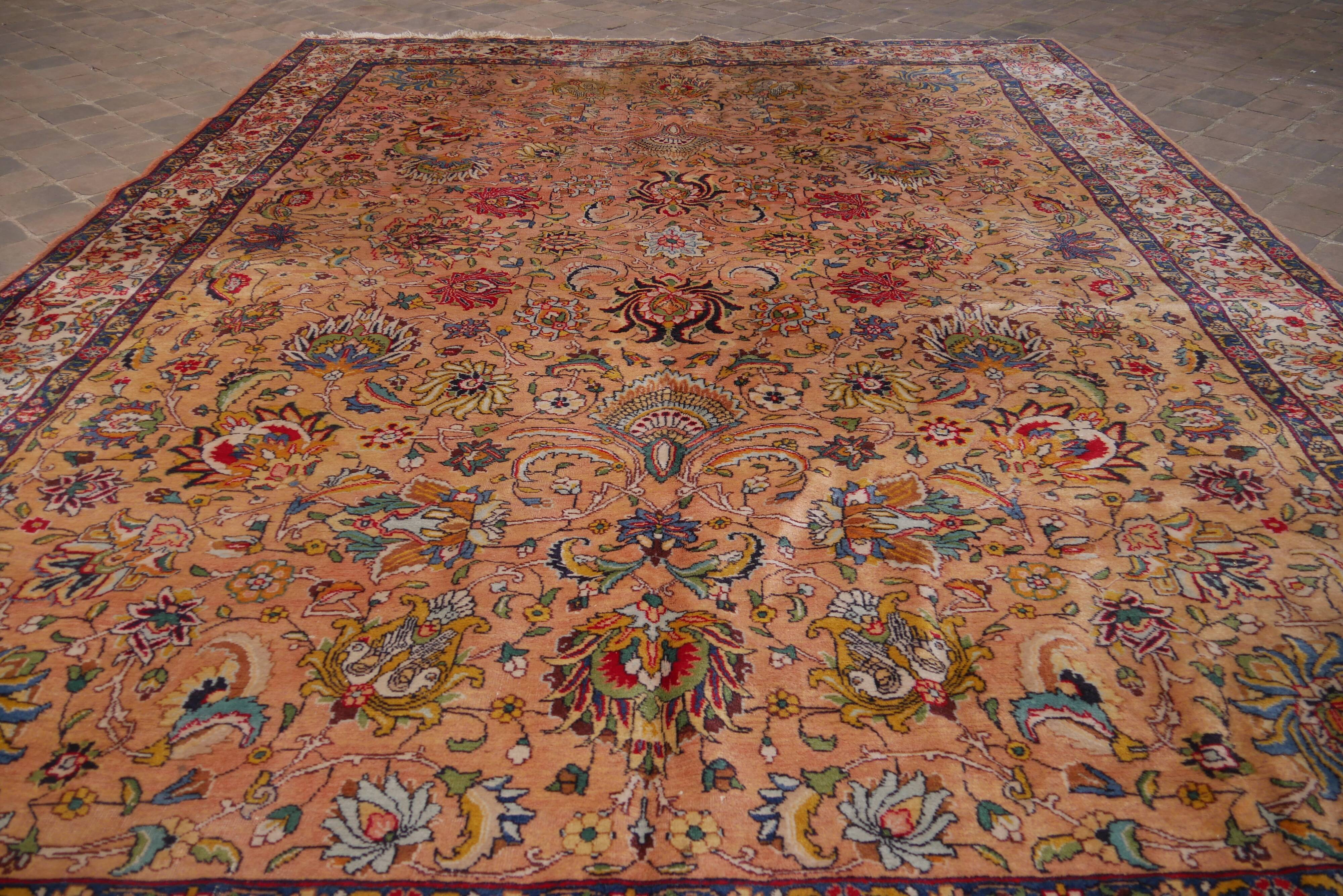 Oriental Persian carpet Tabriz vintage 320 x 240 cm