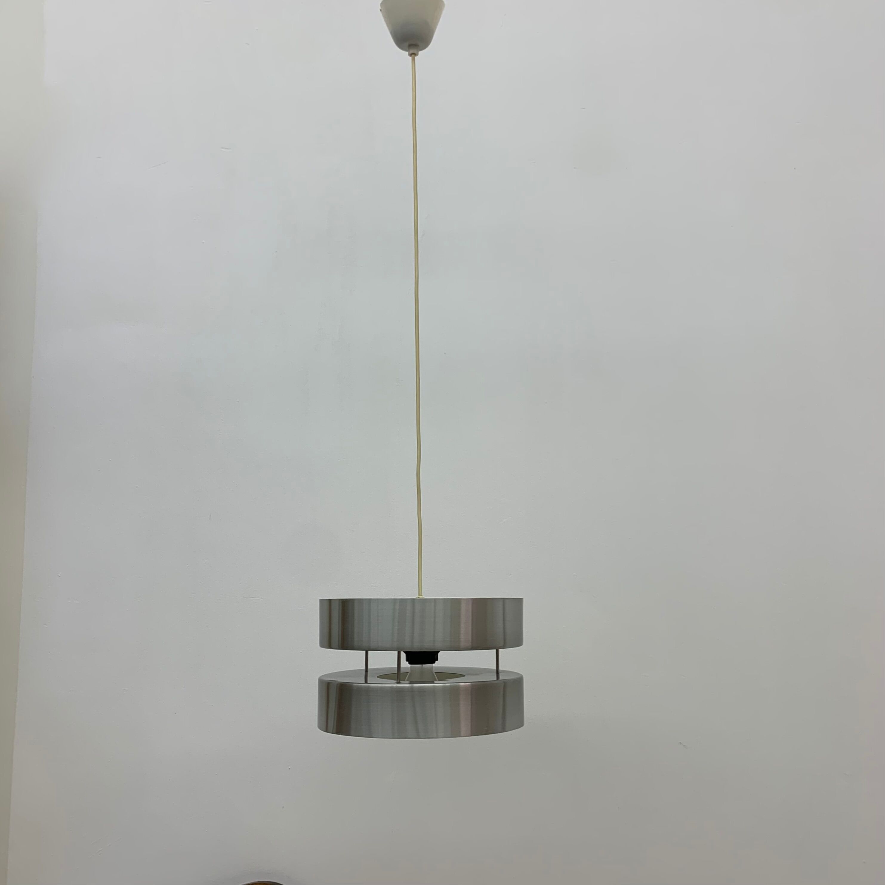 Hanging lamp aluminium design , 1960
