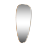 Mirror free form golden edge 1950s - 87x44cm