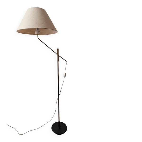 Lampe de sol ajustable des années 1950, style milieu de siècle