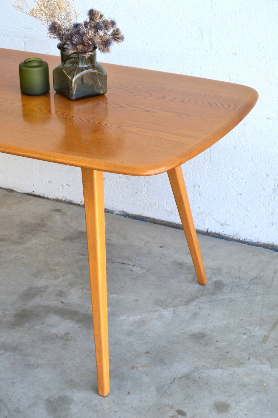 Rectangular table / desk by Ercol * 151 cm