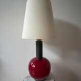 Lampadaire unique en verre de Murano. Design années 60.