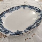 Christchurch New Zealand porcelain bowl with midnight blue decor and gold edging