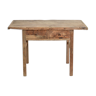 Table console antique en orme rustique