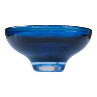 Vintage Sommerso Glass Bowl by Mona Morales for Kosta, 1960s, Sweden