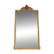 Napoleon III Period Fireplace Mirror in Gilded Wood with Louis XV Style Leaf