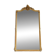 Napoleon III Period Fireplace Mirror in Gilded Wood with Louis XV Style Leaf