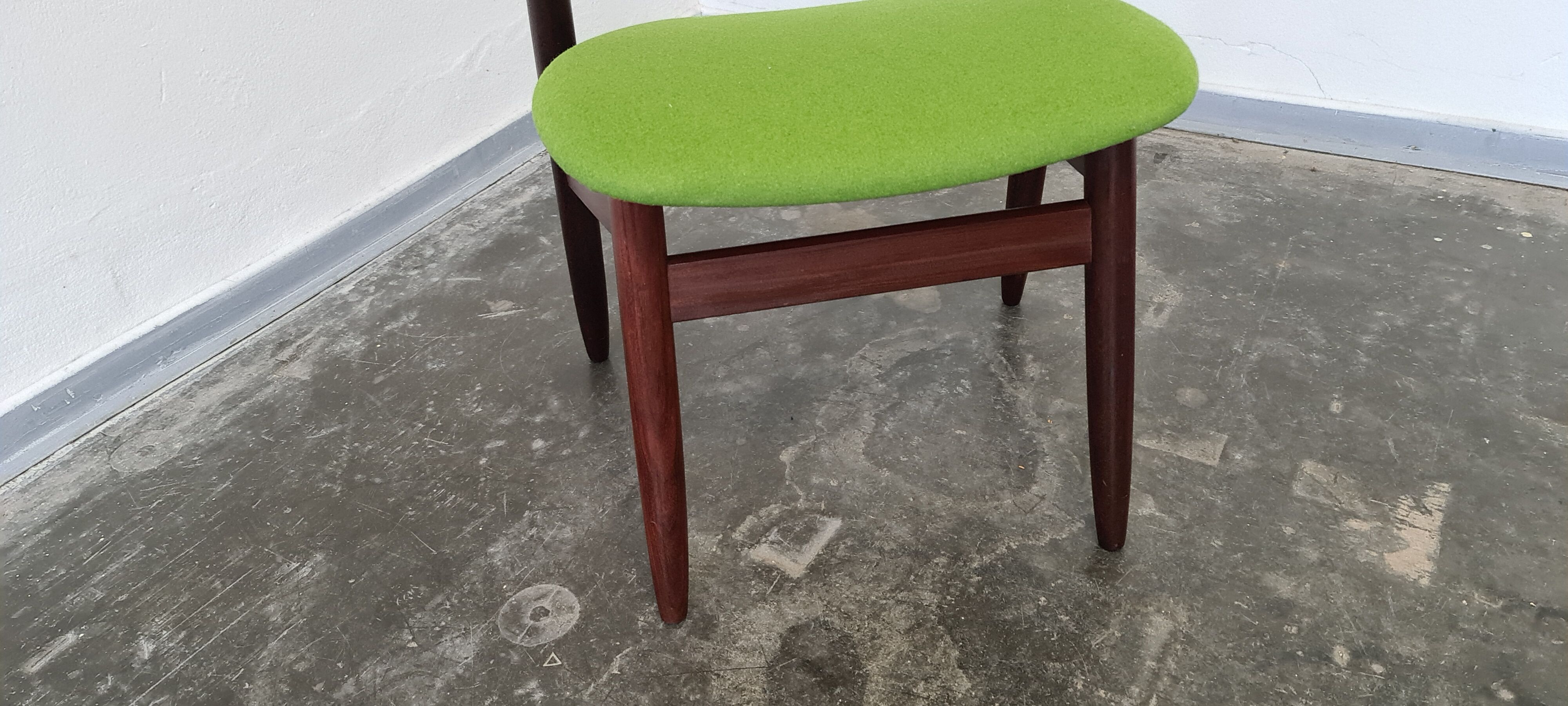 Vintage teak Dutch design dinning chair by Tijsseling for Hulmefa  Nieuwe Pekela