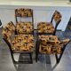 Set of 4 Baumann sled chairs, 1970s