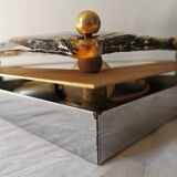 Set of 2 Murano Glass Wall Lamps by Toni Zuccheri for Venini, 1970s Italy