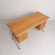 Industrial desk with 2 drawer units, 1960s.