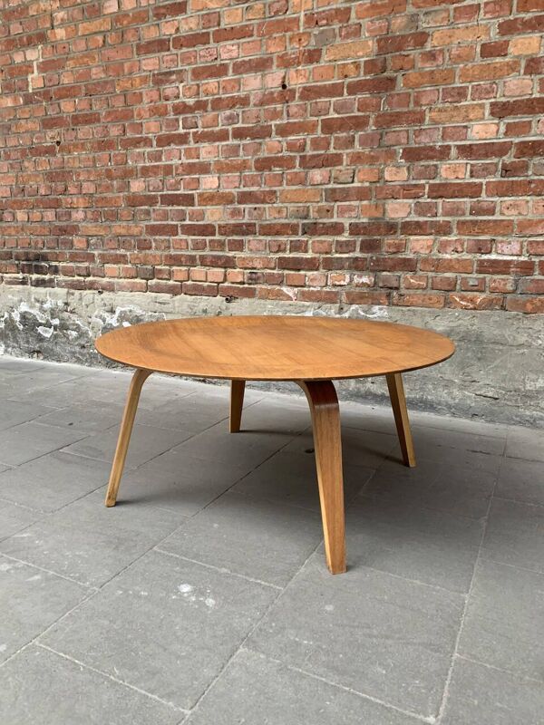 Table basse CTW frêne, Charles & Ray Eames Herman MIller Evans 1940s