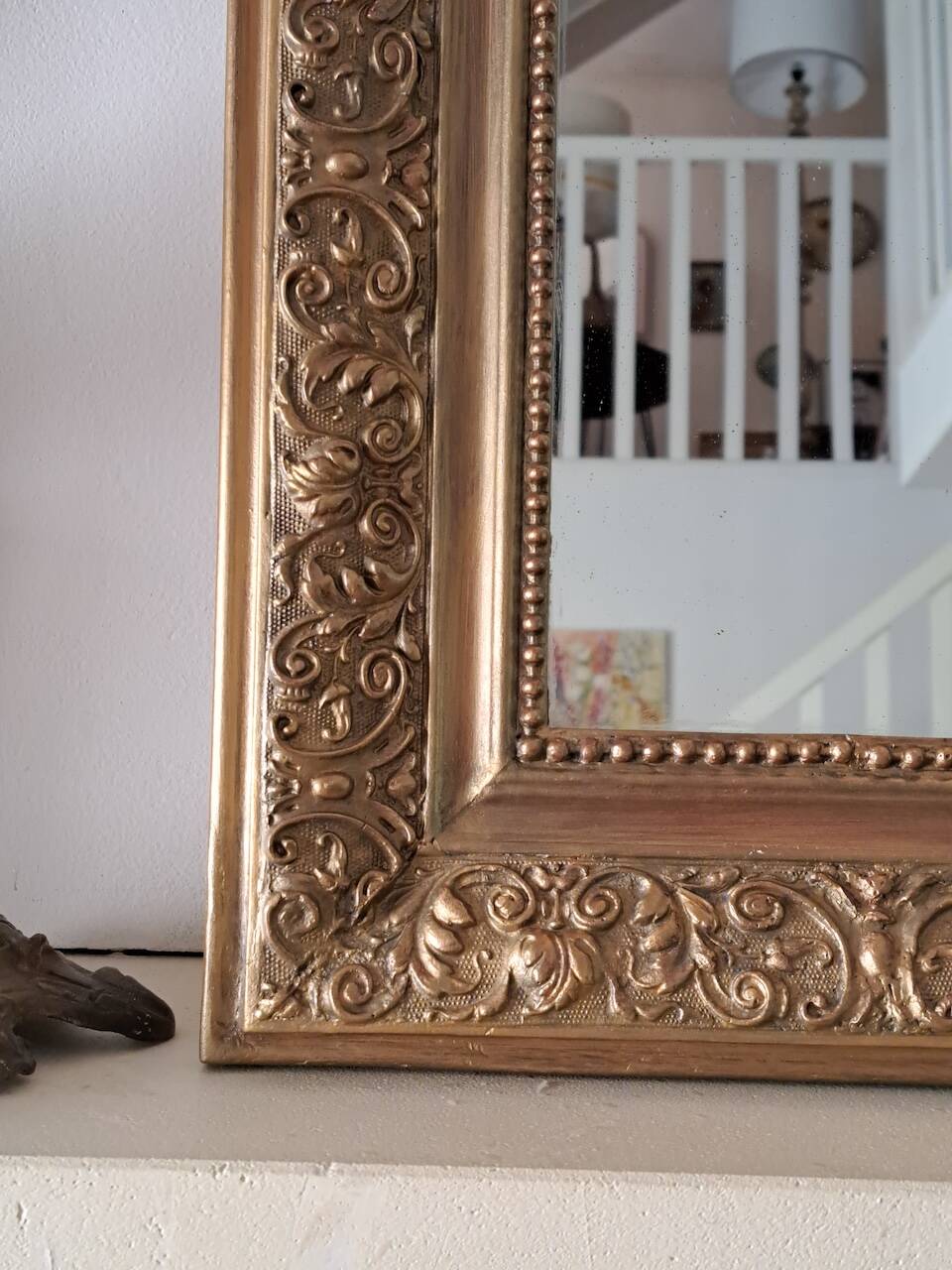 Antique Louis Philippe mirror 101 X 74