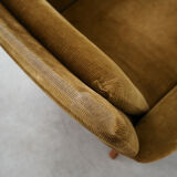 Fauteuil en hêtre, design scandinave, années 1960, designer : Folke Ohlsson, manufacture : Fritz Hansen