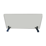 Vintage glass fire wall