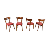 4 vintage romy bistro chairs 1950
