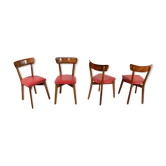 4 Chaises bistrot Romy vintage 1950