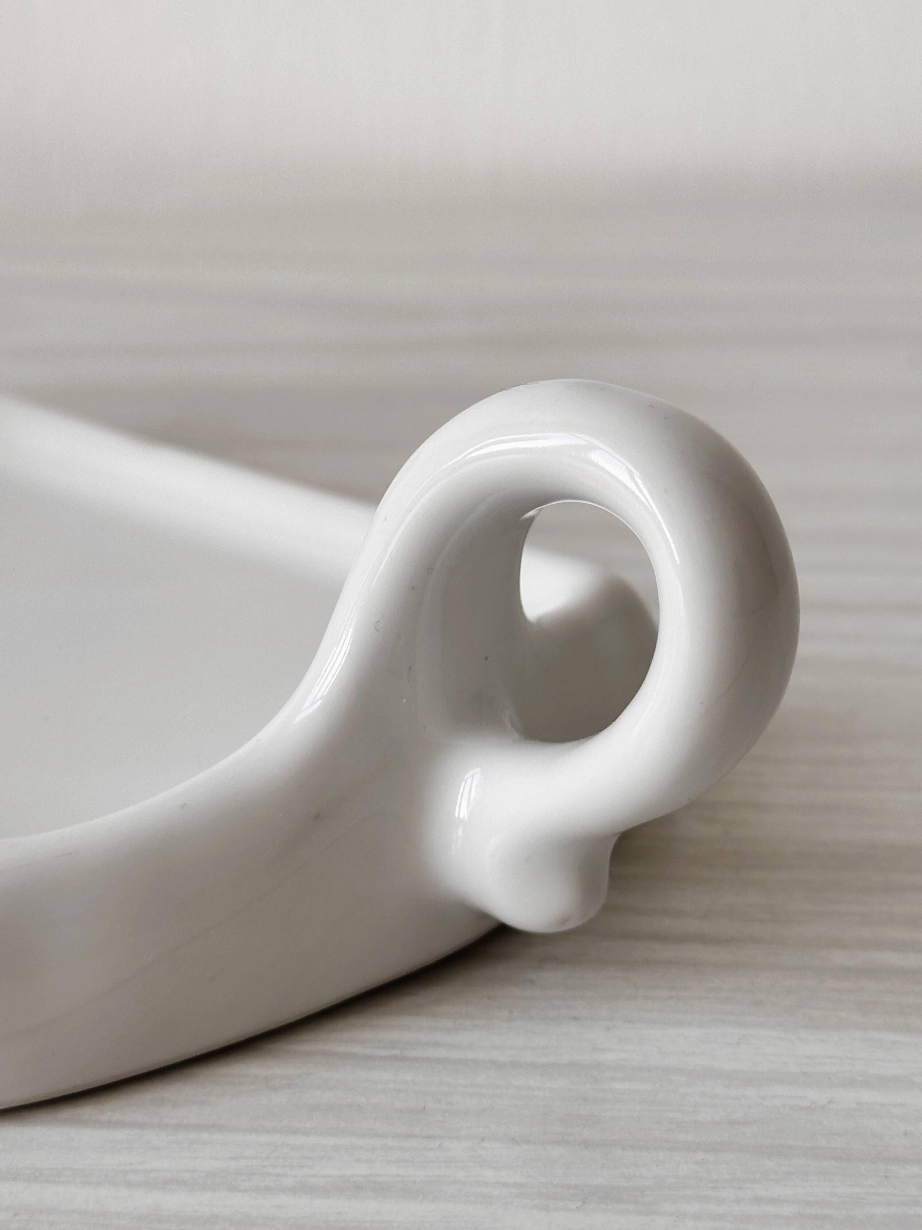 Revol porcelain cow butter dish