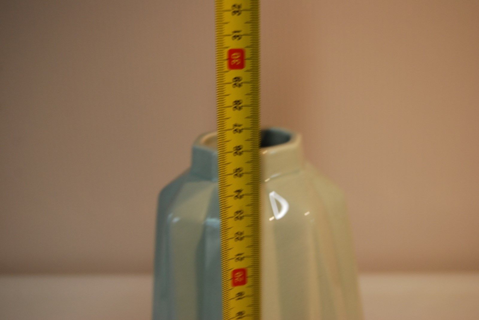 Green Art New Art Deco worked vase of water