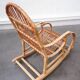 Rocking chair en rotin