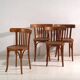 Antique bentwood chairs in Thonet style – Central Europe, circa 1930 #4 – Set of 4 pieces