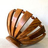 Wooden fruit basket