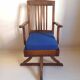 1900 Solid Teak Barber Chair