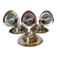 Six coquetiers inox style alessi