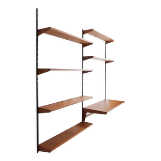 Teak wall unit by Kai Kristiansen