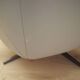 Leather swivel armchair, Italian design, 1990s, manufacture: Natuzzi